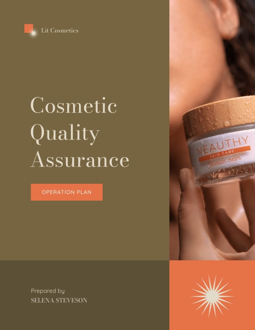 Quality Assurance Operation Plan Template